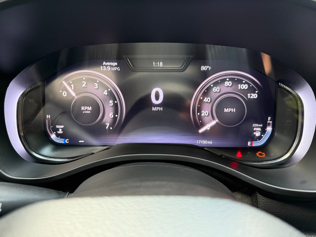 RAM 1500 Digital Cluster